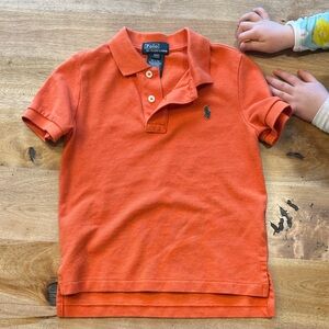 Polo by Ralph Lauren Kids' Bright Orange Polo Shirt 4 T